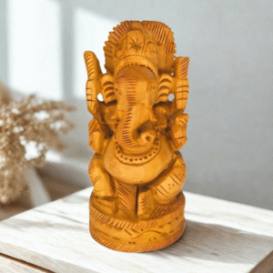Wooden Carved Ganesha