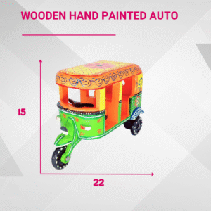 Channapatna wooden hand painted auto