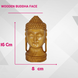 Wooden Buddha face