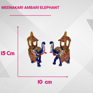 Meenakari ambari elephant