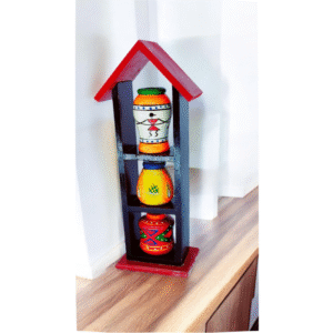 Handcrafted Channapatna Wooden Pot House