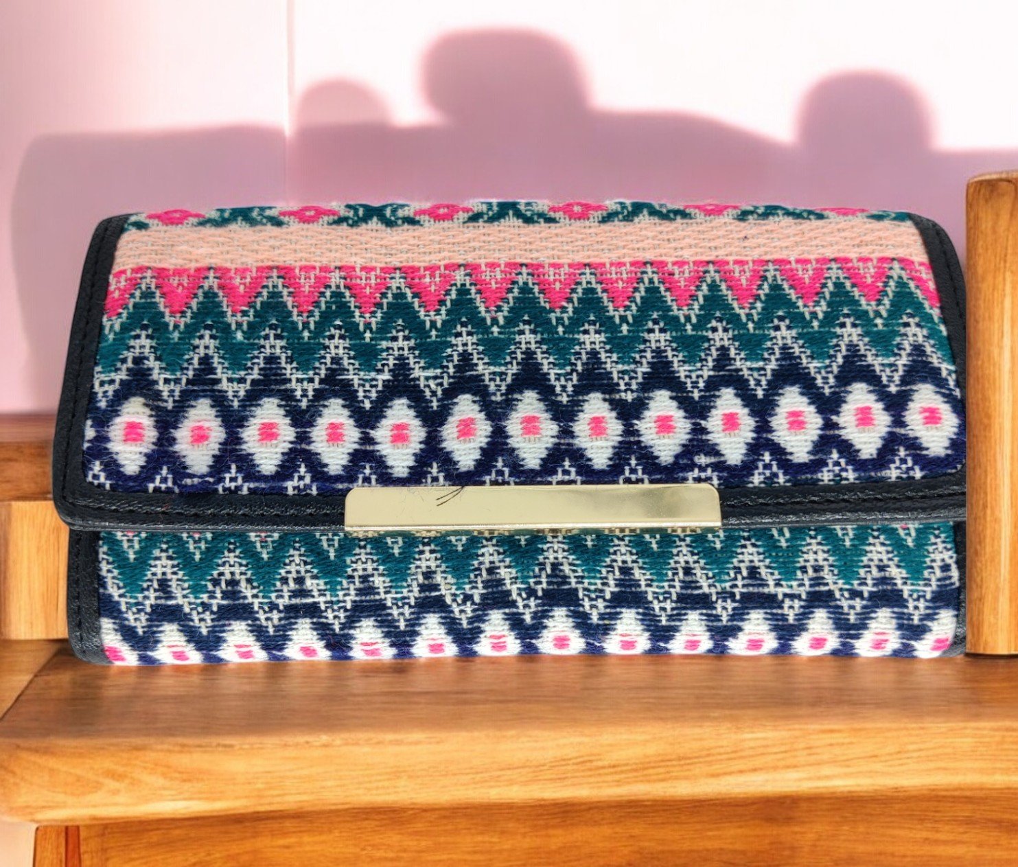 Assam Tapestry leather wallet (1) Assam Tapestry leather wallet (1)