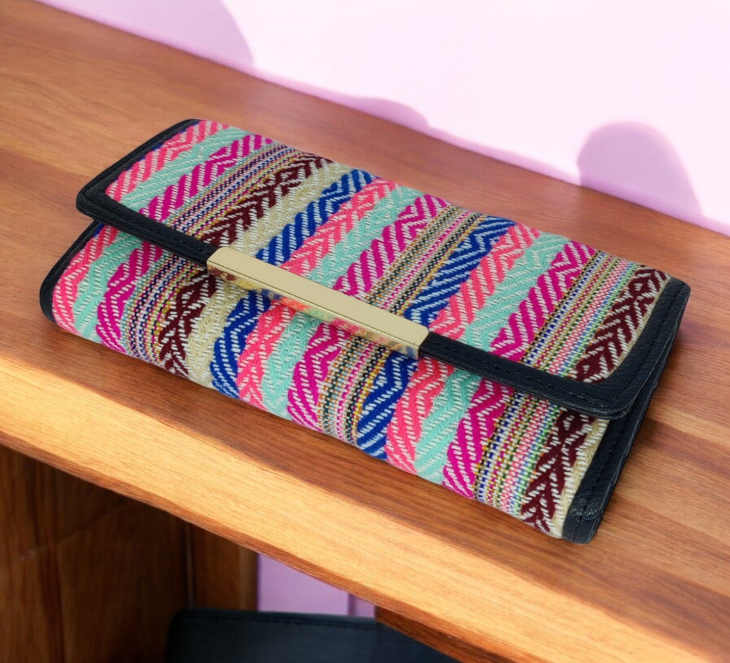 Assam Tapestry leather wallet (1) Assam Tapestry leather wallet (1)