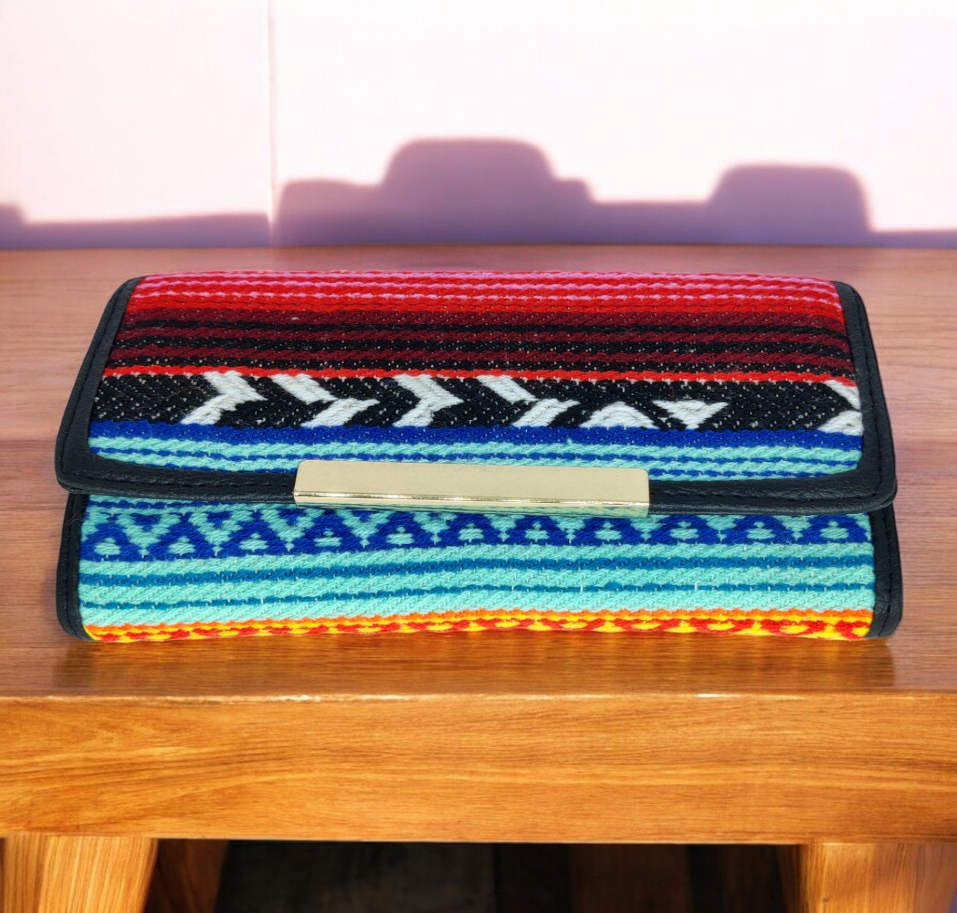 Assam Tapestry leather wallet (1) Assam Tapestry leather wallet