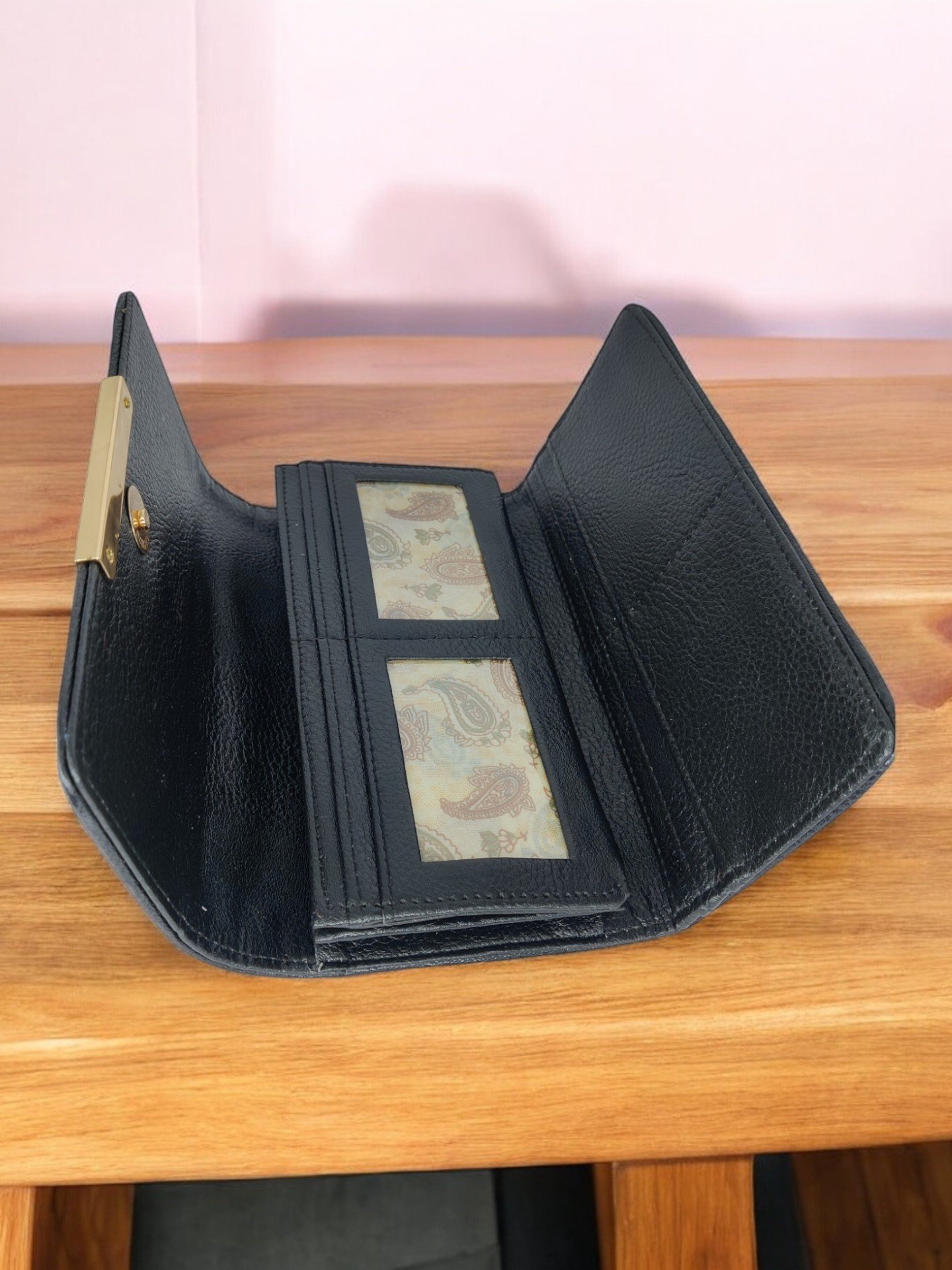 Assam Tapestry leather wallet (2)