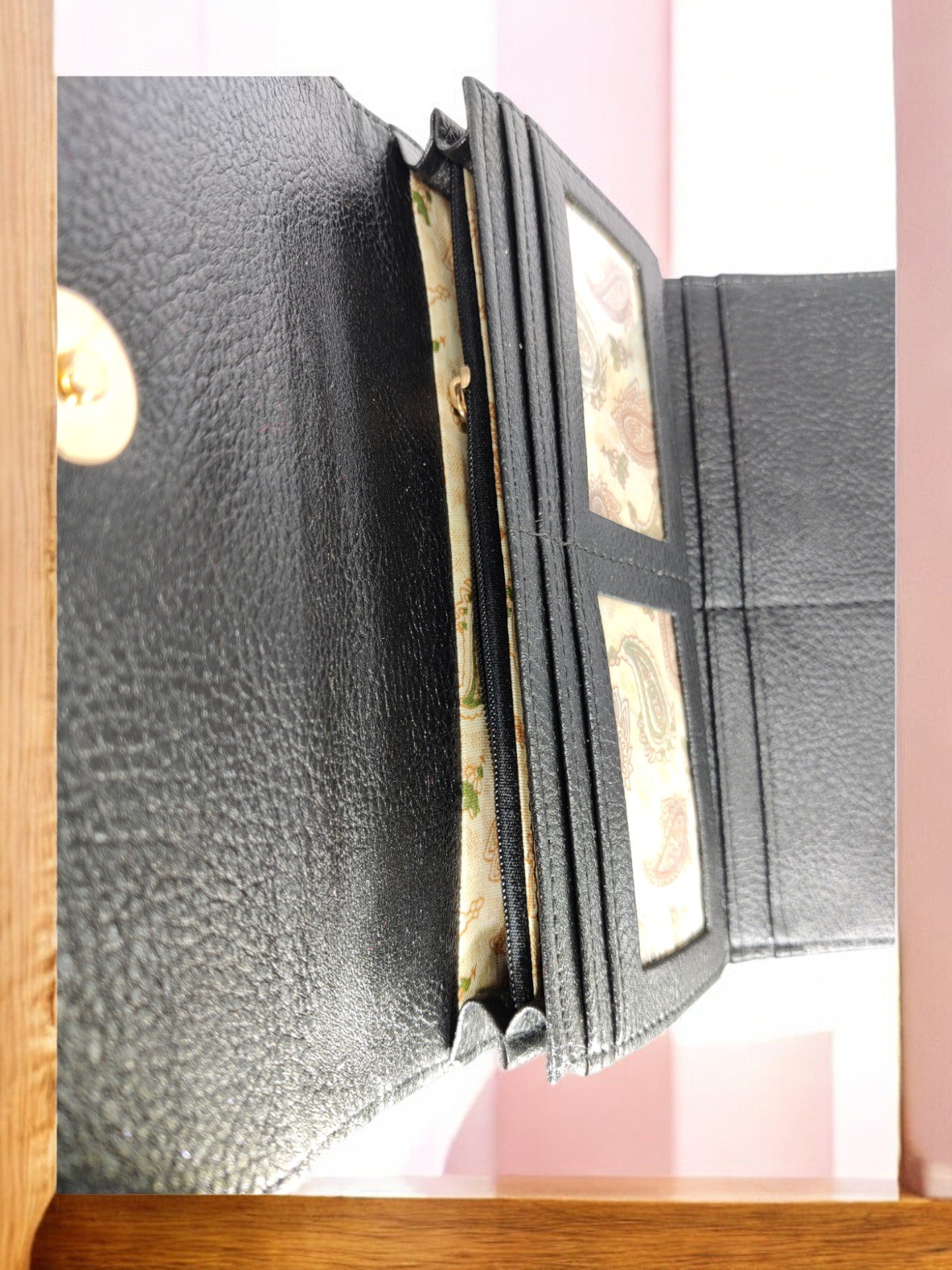 Assam Tapestry leather wallet (3)