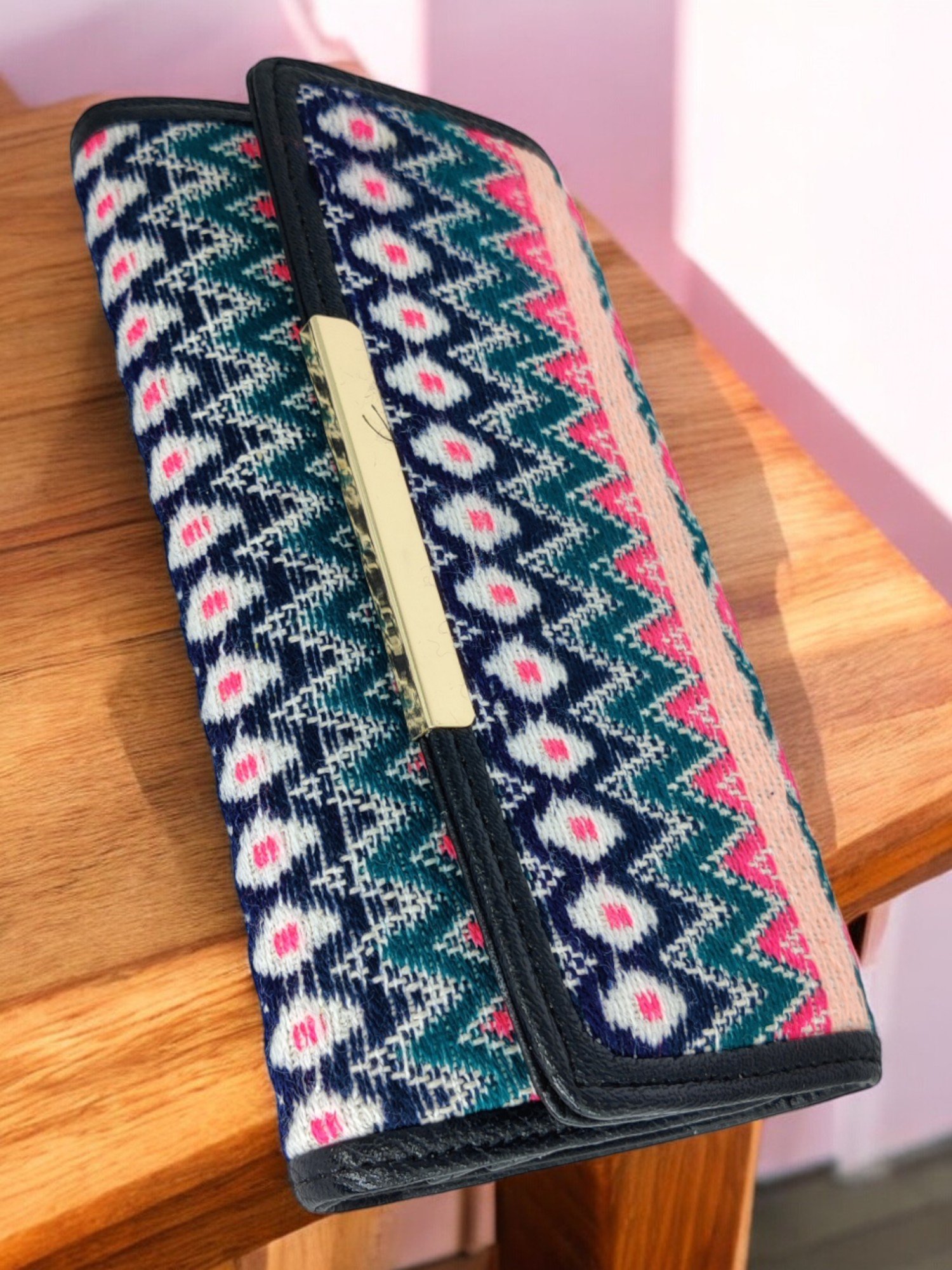 Assam Tapestry leather wallet (4)