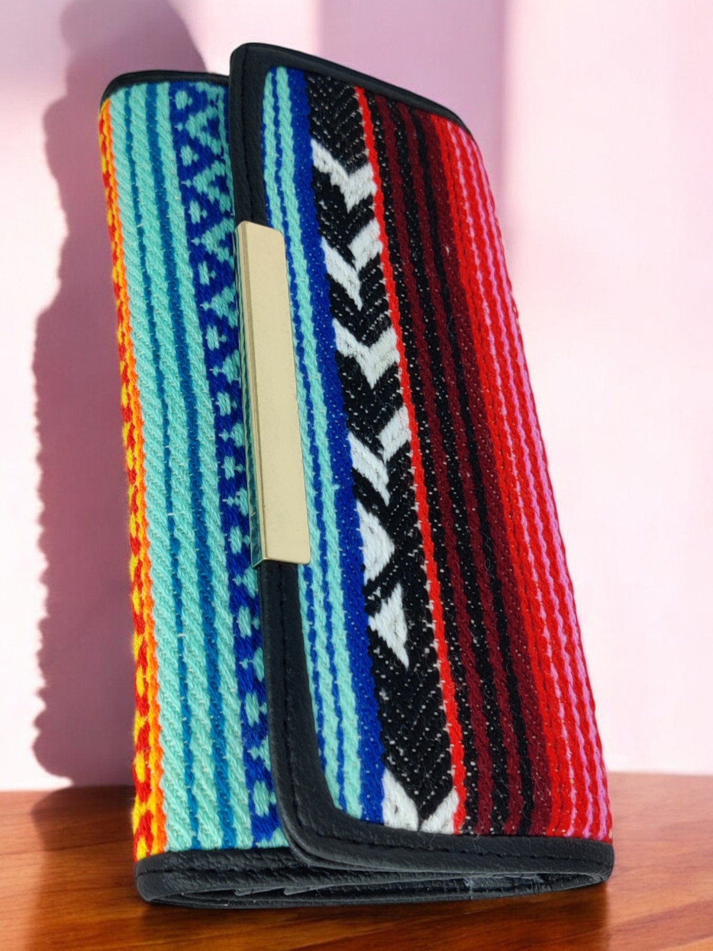 Assam Tapestry leather wallet (4)