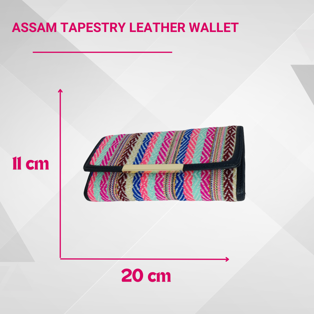 Assam Tapestry leather wallet (5)