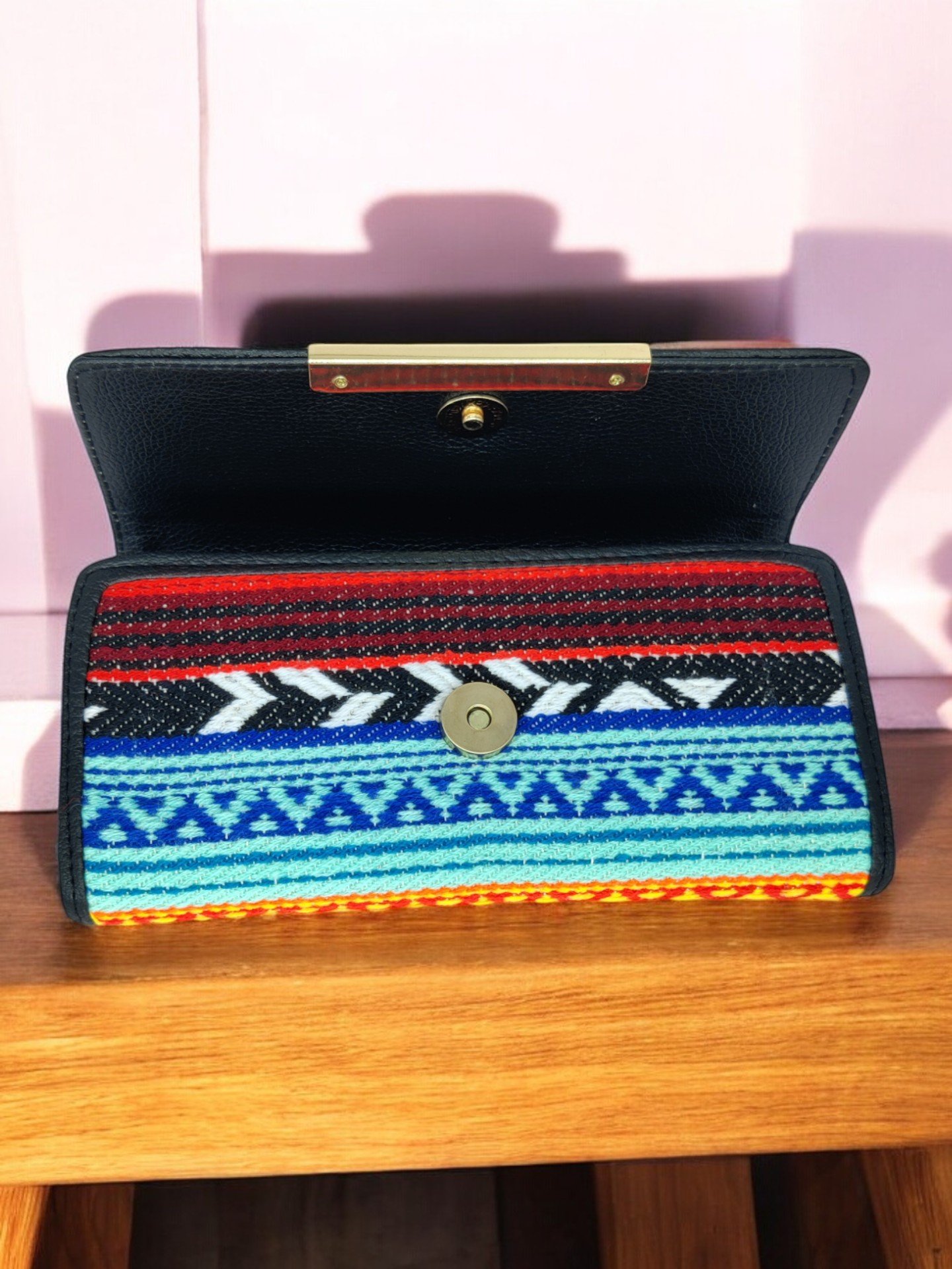 Assam Tapestry leather wallet (8)