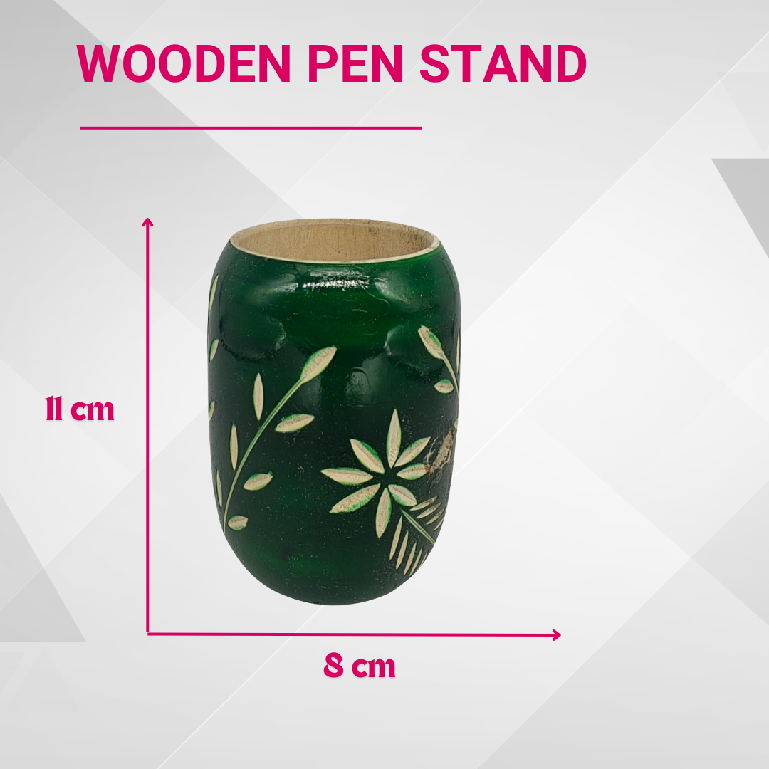 Green Pen Stand (1) Green Pen Stand (5)