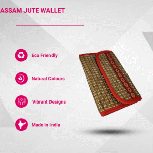 Assam Jute Wallet