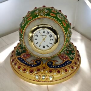 Round Marble Clock