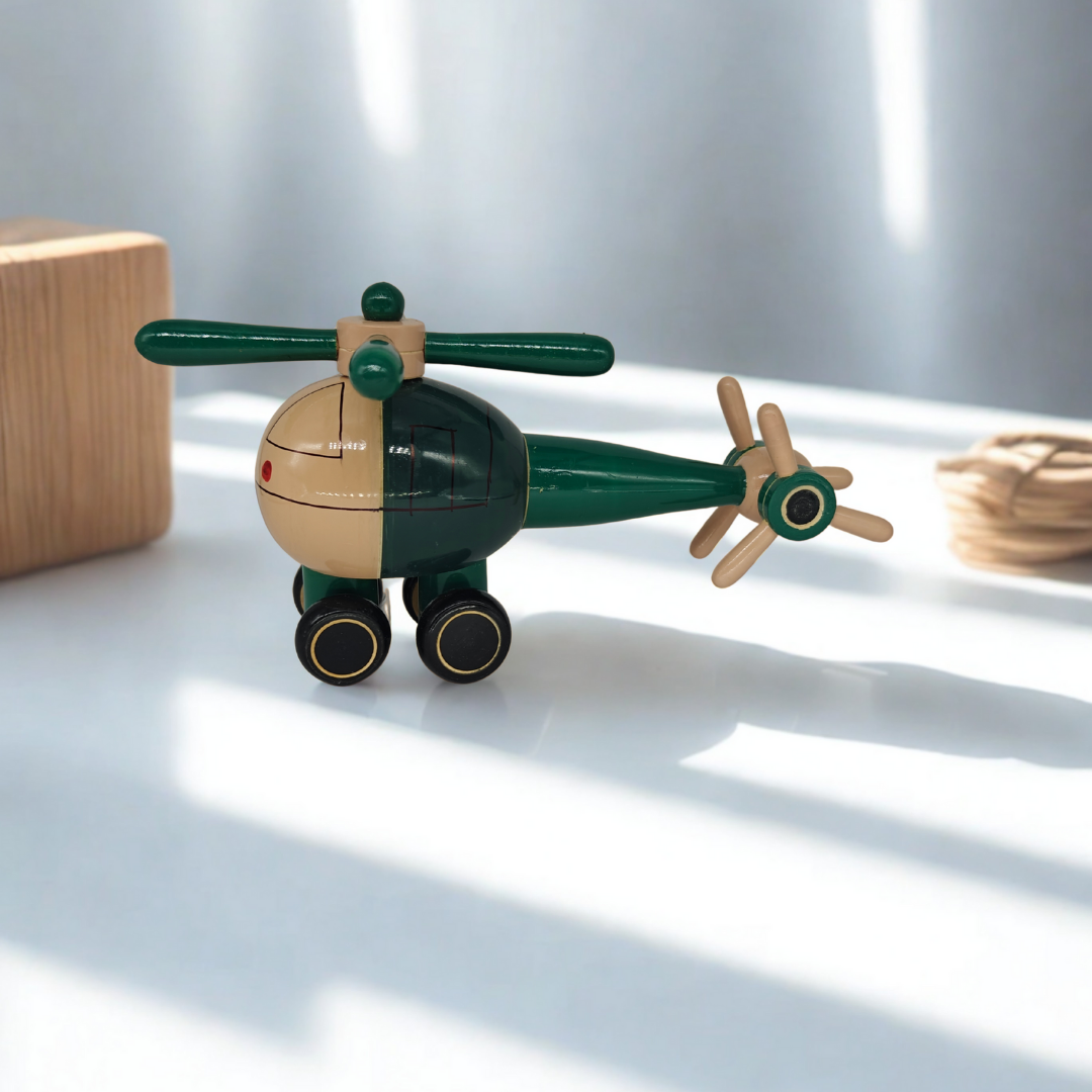 Wooden Helicopter (6)