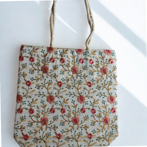 Embroidered Tote bag