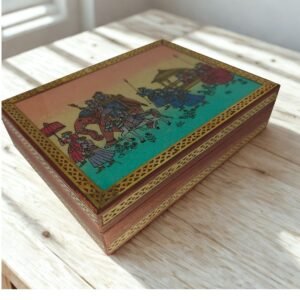 Wooden Gem stone painting Jewel Box