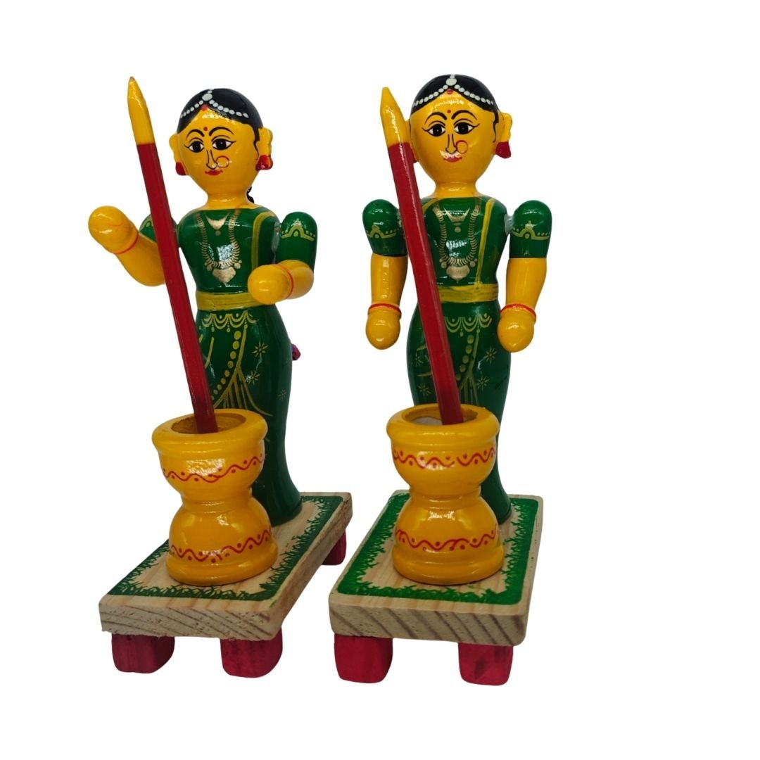 Okhali Lady Green Pair (2)