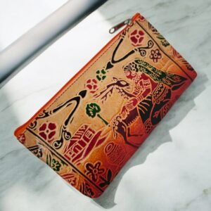 Shantiniketan Leather Ladies zipper Wallet