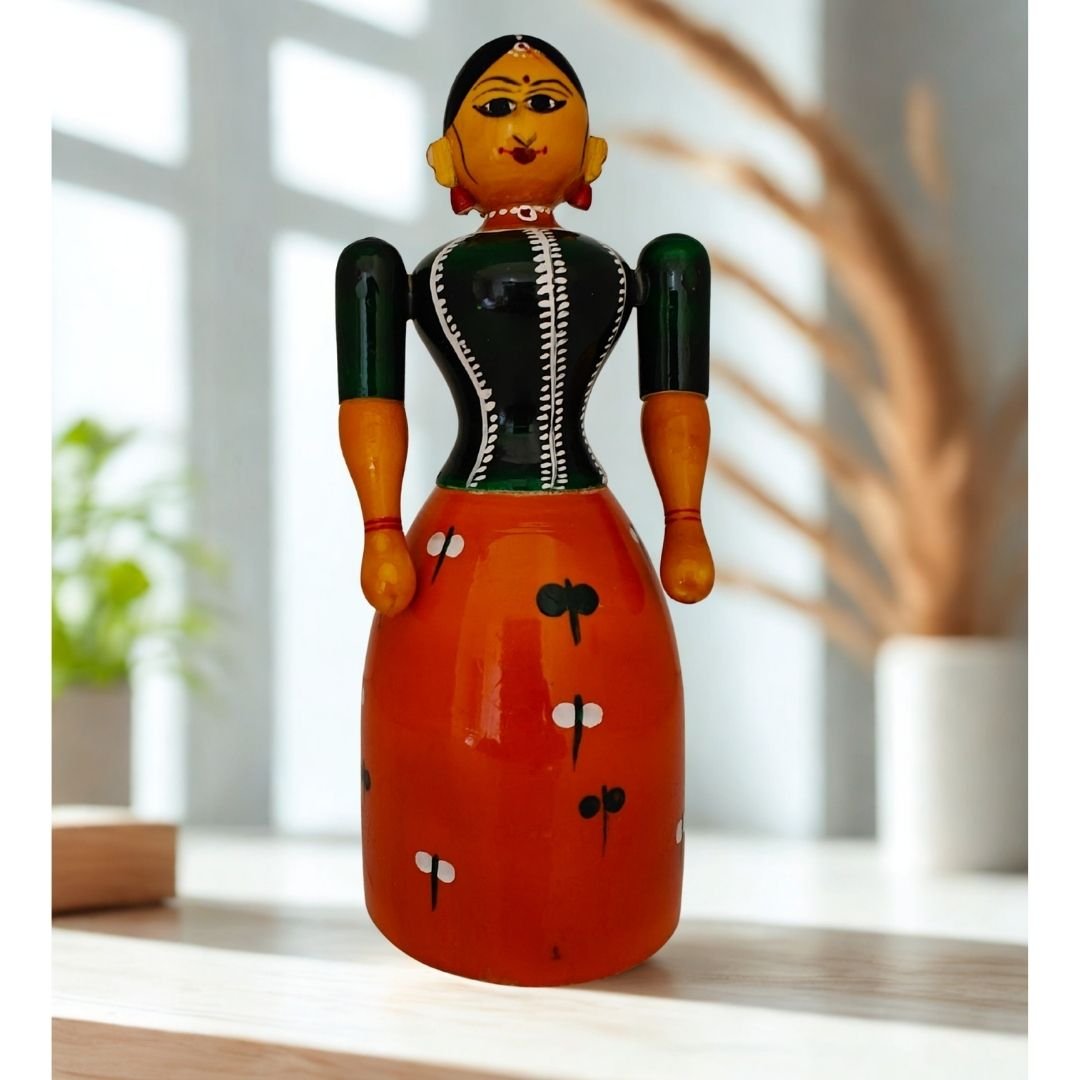 Wooden Red Doll Single (2) Wooden Red Doll Single (1)