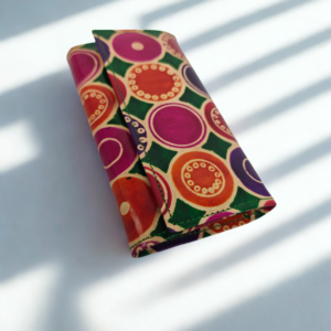 Shantiniketan Leather Ladies Batik Print Wallet